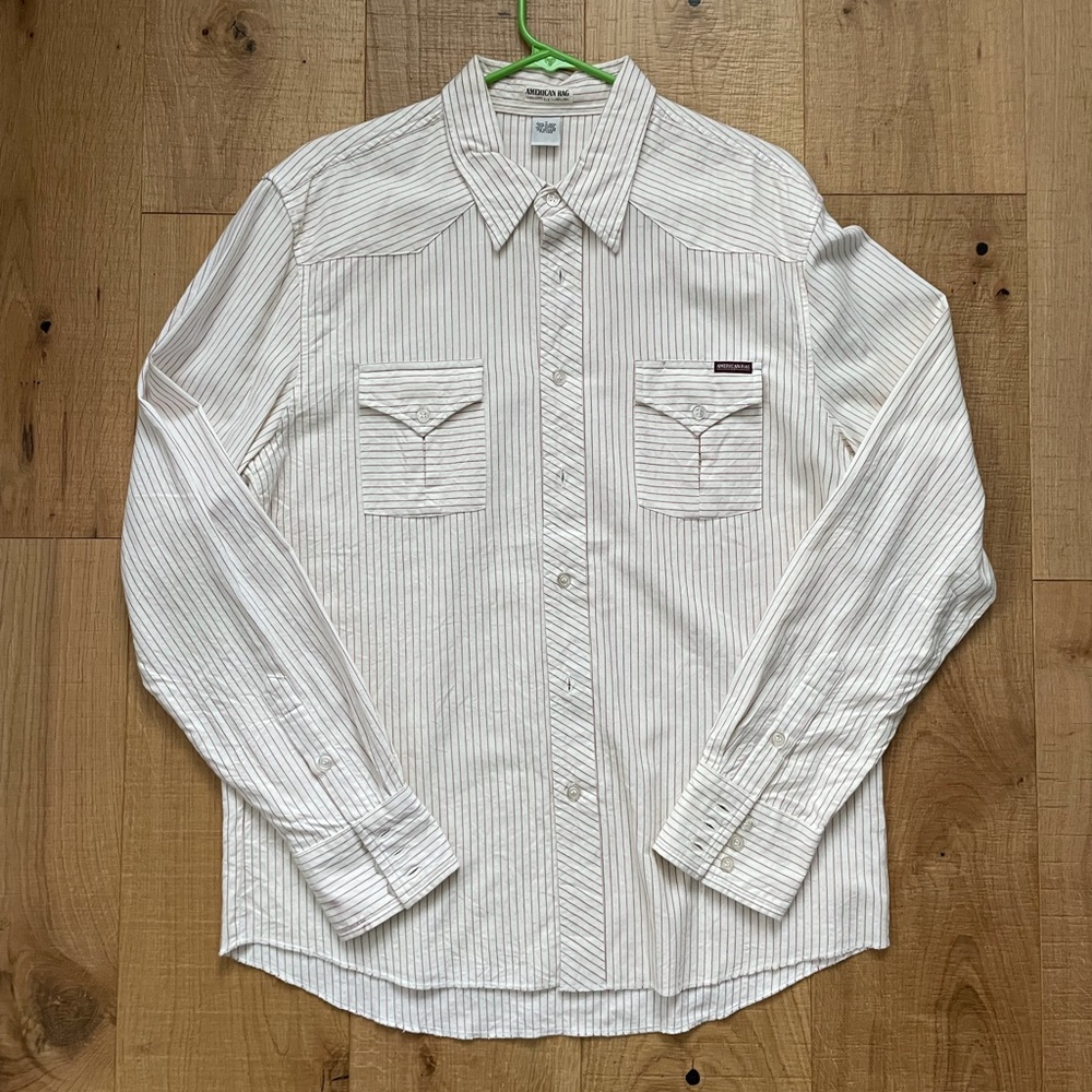 American rag button down shirt